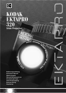 Kodak Ektapro 320 manual. Camera Instructions.